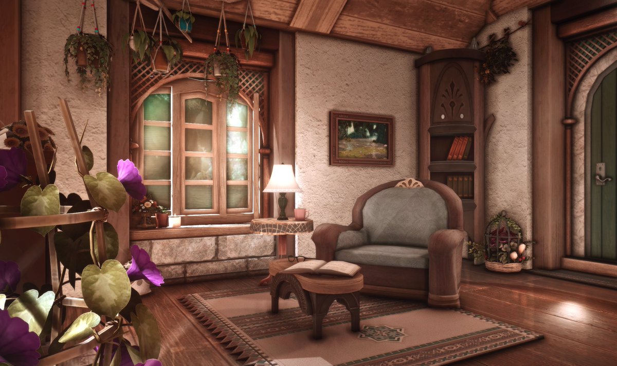 DaenyLove's tweet photo. "Florea" [M] 🍯🪻🐝

 #daenylovehousing #FF14Housing #FF14ハウジング  #hgxiv https://t.co/S9Mkk3NbFc