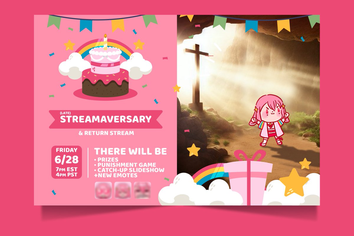 MujigaeTeok's tweet photo. i bet you thought i was dead, didn't you (: 
return stream scheduled for 6/28, times posted in your timezone in the discord! see ya there 🐰💖

#vtuber #envtuber https://t.co/7X5mMPoStF