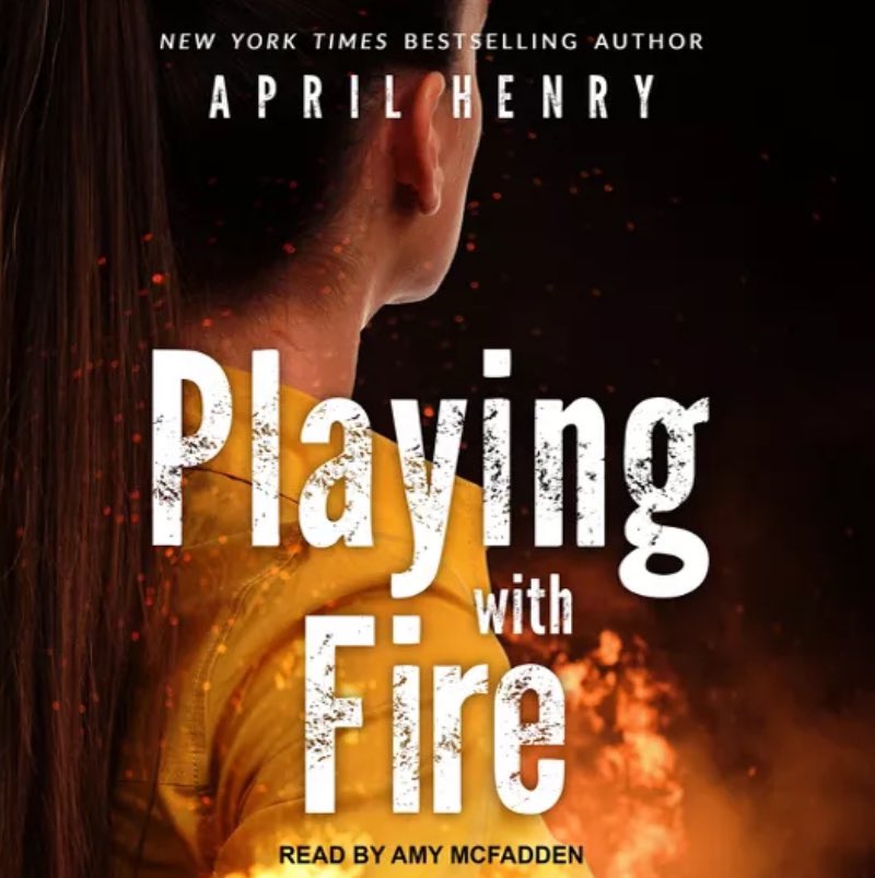 Book #3 of the summer ✅ 
Playing with Fire by <a href="/aprilhenrybooks/">April Henry</a>
Fast-paced and thrilling, as always. One of the few April Henry titles I don’t have in my classroom already- I’ll need to remedy that quickly!