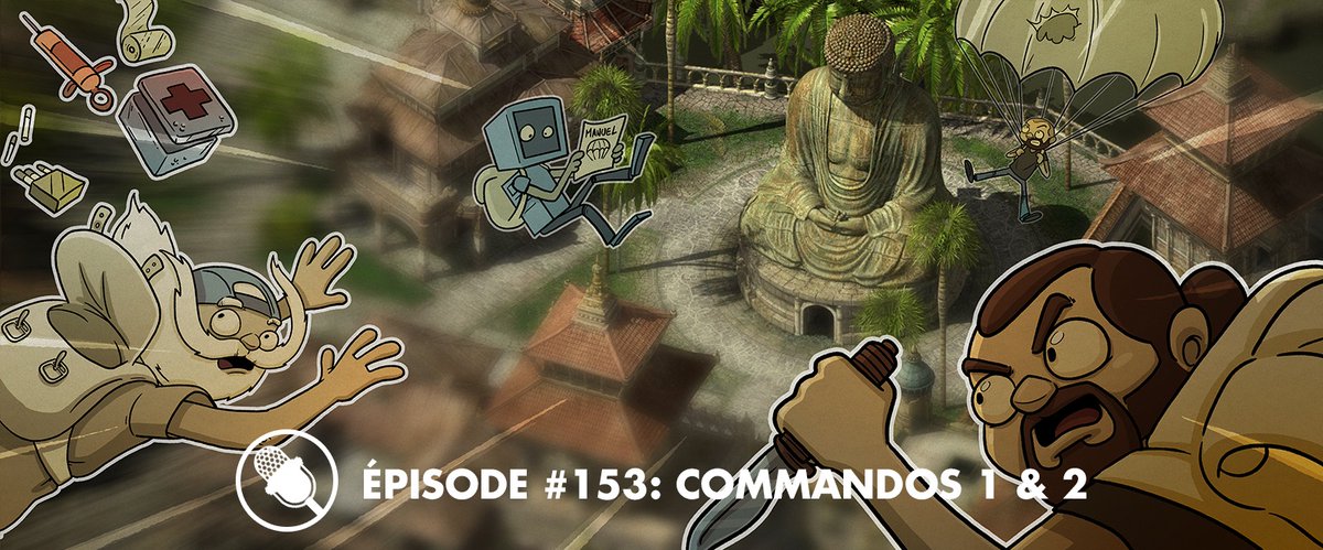 !!NOUVEAU PODCAST!!          

🎙️Podcast 153 : COMMANDOS 1 &amp; 2 (1998) 

lacazretro.fr/podcast/episod…  

À ÉCOUTER ET PARTAGER SANS MODÉRATION ! 

Avec : Anfalmyr, Gerfaut, Tosmo, Gobolz

#podcast #retrogaming #commandos #PyroStudios