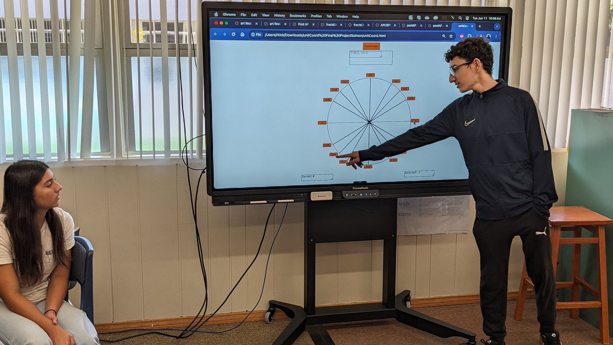 kickrg's tweet photo. #PostAPProjects for #APCSP included analyzing literature, exploring running, learning the unit circle, and making virtual cookies! @csteachersorg @CSforCA @CSforALL @CSTAGLA @CSForIL @a2zk12cs @cs4allcps https://t.co/uL8N81GpKZ