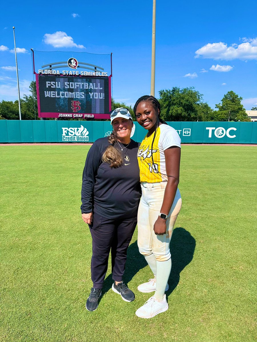 IliyahMorris10's tweet photo. Had an amazing time! Made some new friends and learned a ton of new things mentally &amp; physically at the Florida State softball camp today! Can't wait to come back next year. #FSUFamily #team41 @FSU_Softball @TCam_FSUSB @Coach_Alameda @FSU_CoachWilson https://t.co/zN45V519Sc