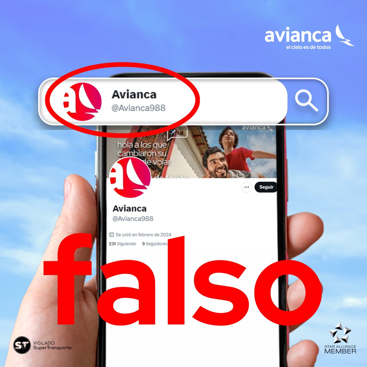 avianca te guía tweet media