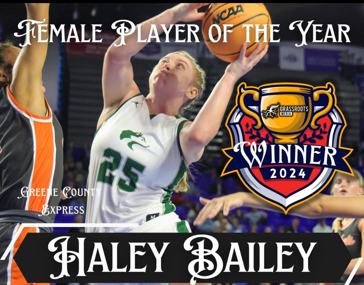 Congratulations Haley Bailey!
