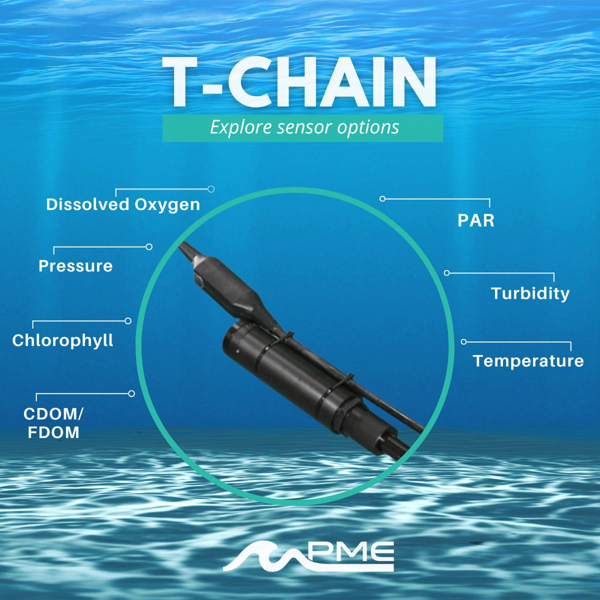 PMESensors's tweet image. PME's T-Chain: real-time data, pre-calibrated measurements, wide thermal range, 165m depth. 

Learn more at pme.com 

#WaterResearch #Hydrology #WaterTesting #WaterAnalysis #WaterManagement #WaterConservation
