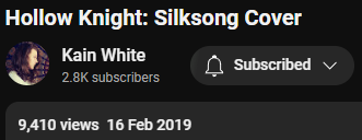 I promise it will take me less time to release a new cover before Silksong comes out