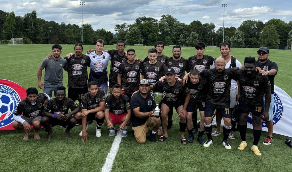 NCAdultSoccer's tweet photo. Congratulations to the NC teams competing at USASA Region III Championships at MeSA Complex in Greenville SC this past weekend. Men's O30s Finalist ~ GM Warriors FC &amp; 3rd place Tobacco Rd. Men's O40s Champs ~ Wanderers FC &amp; Finalist ~ Sporting TRFC. https://t.co/3cnjd1Kws1