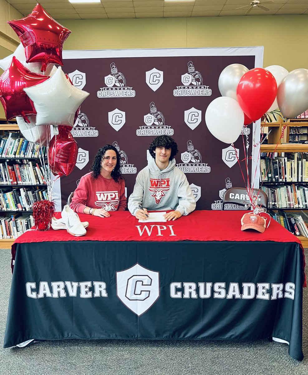 CarverCrusaders's tweet photo. Luke Holden will continue his athletic career at WPI where he will run XC and Track &amp; Field. 

Best of luck Luke!!! 🏃‍♂️🔥

#CarverPride @Carverschoolsma @CrusadersTF @WPIAthletics https://t.co/hhBCEoulio