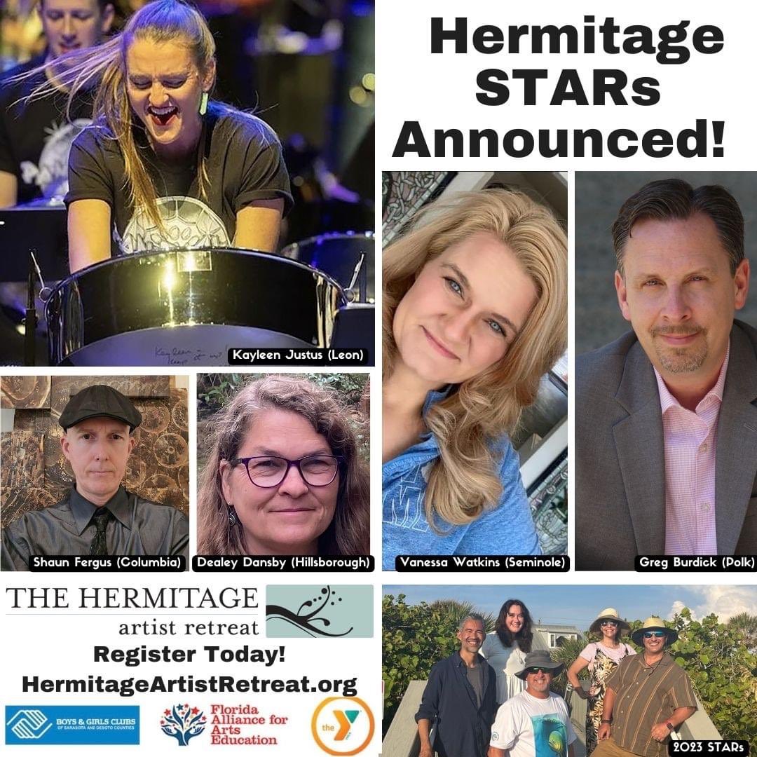 Proud to represent <a href="/PolkSchoolsNews/">Polk County Public Schools</a> as one of five Florida Teacher/Artists chosen for the 2024 STAR Residency at the Hermitage Artist Retreat this summer on Manasota Key.

scenesarasota.com/magazine/2024-…