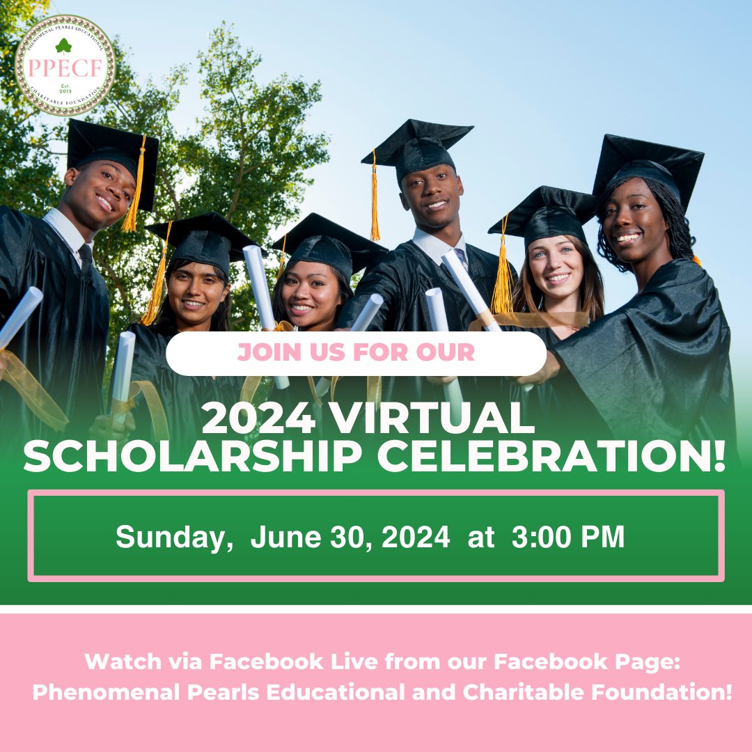 PPECF's tweet image. Join us Sunday, June 30th at 3PM for our PPECF Virtual Scholarship Celebration! We’ll be live on Facebook, awarding over $70,000 in scholarships to deserving recipients. Don’t miss out on this incredible event!
#PPECFScholarshipAwards #CelebratingScholars #AchievementUnlocked