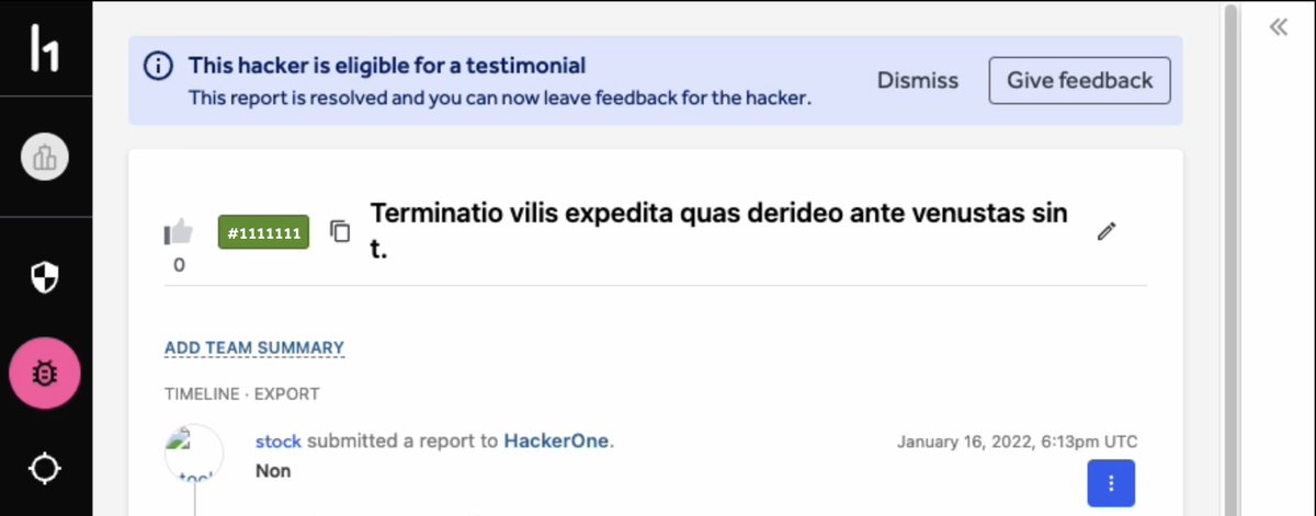 Hackers, there's now a better UI for programs to give you testimonials on your public profile. As Chief Hacking Officer, it's my expectation that any top-tier or world-class program uses this to celebrate the best reports. Share with your friends who operate programs!