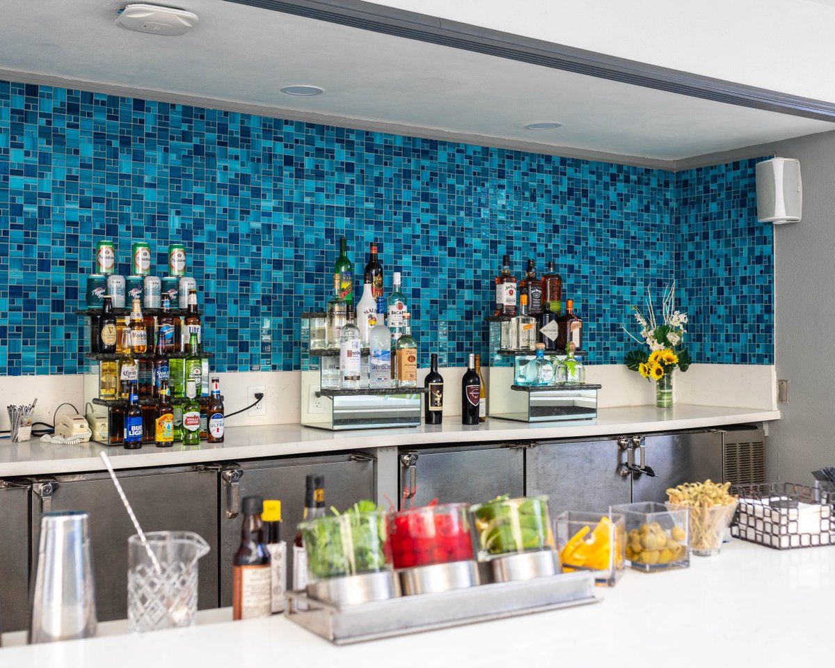 Refresh and  relax at our pool while you enjoy a cocktail from our pool bar.