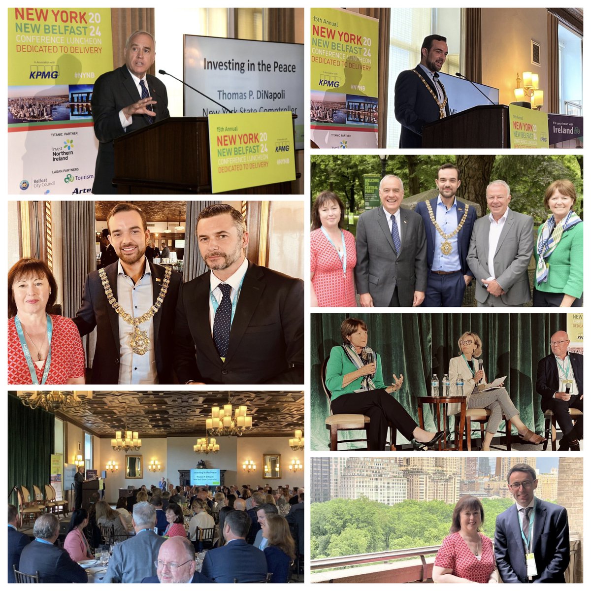 Andrea_Haughian's tweet photo. At the 15th New York New Belfast Conference, @NYSComptroller Tom DiNapoli spoke passionately about the opportunity offered by Northern Ireland as an investment location.
The annual event celebrates the shared ambitions & strong connections between Belfast & New York 🍎. #NYNB https://t.co/RHkJN3y9qq