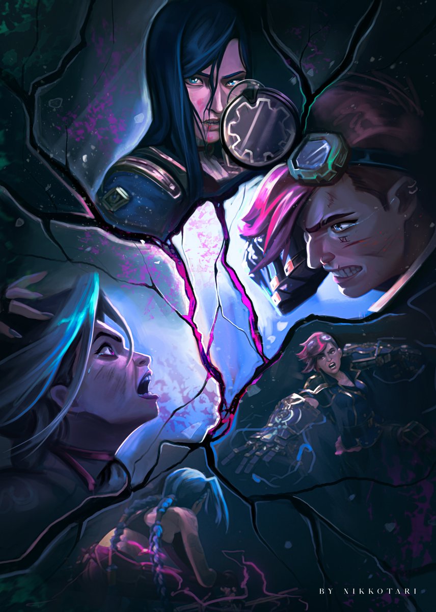 end game #arcane #vi #jinx