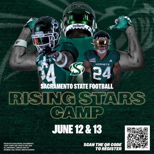 Liam McMann (@mcmann_liam) on Twitter photo I will be at Sac State tomorrow 6/12 for the morning lineman session of the Rising Stars Camp. I’m ready to work hard and compete!
<a href="/SacHornetsFB/">Sac State Football</a> <a href="/JasonSlowey/">Jason Slowey</a>
<a href="/allfootballSM/">San Marin Football</a> I will be at Sac State tomorrow 6/12 for the morning lineman session of the Rising Stars Camp. I’m ready to work hard and compete!
<a href="/SacHornetsFB/">Sac State Football</a> <a href="/JasonSlowey/">Jason Slowey</a>
<a href="/allfootballSM/">San Marin Football</a>