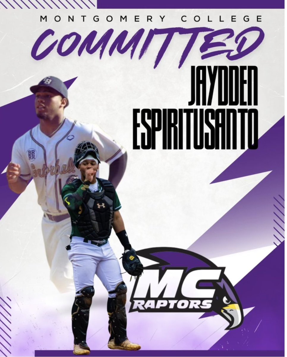 G3Baseball's tweet photo. @JayddenE #G3BA12 Is Off The Board And #Committed2024 To @montgomerycoll @MCRaptors @MCBaseball20 We are SuPER Proud of you #LetsGetAfterIt #SeeYouOnTheDiamondSon https://t.co/GQQvz4WAKy