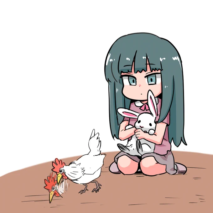 かふん昔ばなしのキャラを描きました 