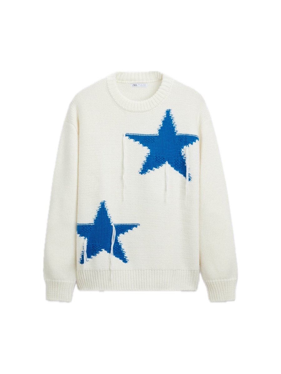 jaoutfits's tweet photo. • suéter jacquard com estrelas - ZARA [R$339,00] https://t.co/eYKvtXfgyH