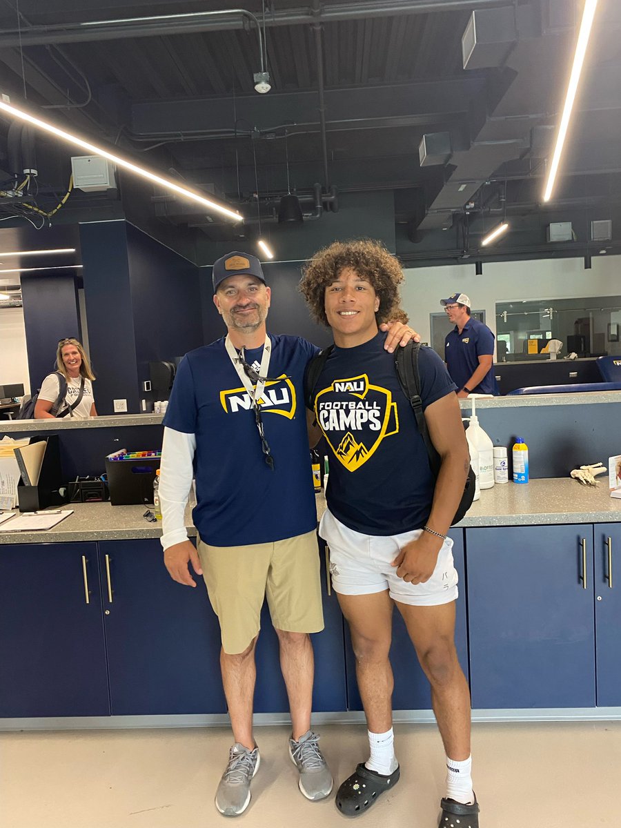 James Basinger ⭐️⭐️⭐️ (@basingerjames25) on Twitter photo Had an awesome time at <a href="/NAU_Football/">NAU Football</a> camp on Sunday! Thank you to <a href="/CoachSwanson_/">Terry Swanson</a> <a href="/RealCoachCarter/">Alonzo “Zo” Carter</a> and all the other coaches for making me better. Looking forward to continuing our conversations! Thank you <a href="/Coachbwright4/">Brian Wright</a> for telling me about the program. I hope to be back soon! Had an awesome time at <a href="/NAU_Football/">NAU Football</a> camp on Sunday! Thank you to <a href="/CoachSwanson_/">Terry Swanson</a> <a href="/RealCoachCarter/">Alonzo “Zo” Carter</a> and all the other coaches for making me better. Looking forward to continuing our conversations! Thank you <a href="/Coachbwright4/">Brian Wright</a> for telling me about the program. I hope to be back soon!