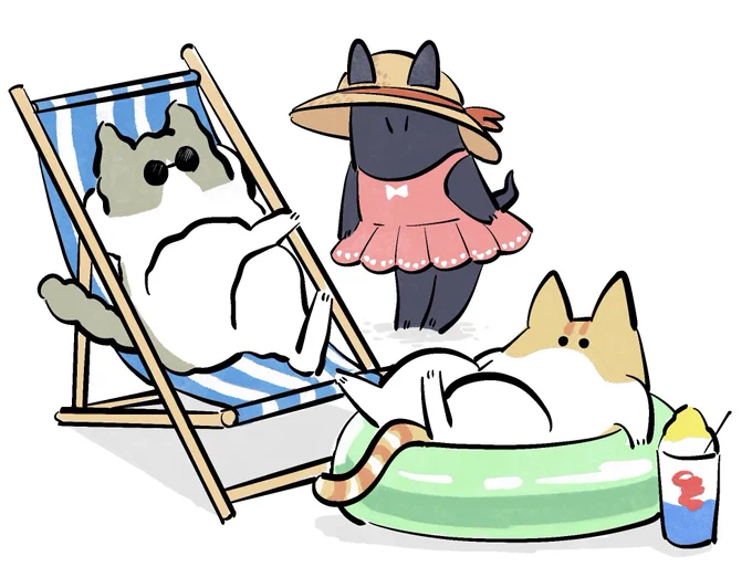 なるほどsummer #秀さんちのゆるねこ日記 