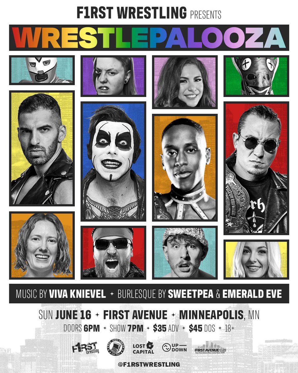 ❗️MEET &amp; GREET DANHAUSEN❗️
. . . 𝖔𝖗 𝖇𝖊 𝖈𝖚𝖗𝖘𝖊𝖉!

THIS SUNDAY | June 16th
Minneapolis, Minnesota 
Doors 6pm | Show 7pm | 18+

This Meet &amp; Greet is exclusive to #WRESTLEPALOOZA ticket holders only.
🎟️ axs.com/events/531272/…