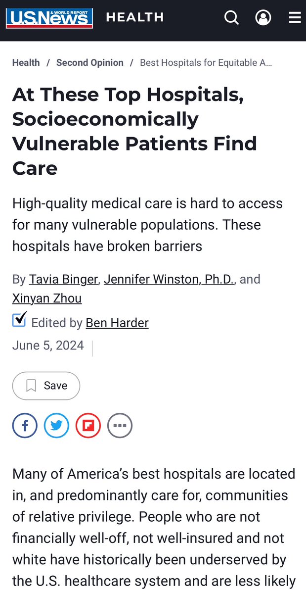 Matt Nielsen, MD (@m_e_nielsen) on Twitter photo The public mission draws and keeps many of us <a href="/UNCMedCenter/">UNC Hospitals</a> <a href="/UNC_SOM/">UNC School of Medicine</a>
Grateful to <a href="/USNewsHealth/">U.S. News Health</a> for recognizing organizations providing vulnerable populations with substantial access to high quality care
Read more 👀 ➡️health.usnews.com/health-news/bl… The public mission draws and keeps many of us <a href="/UNCMedCenter/">UNC Hospitals</a> <a href="/UNC_SOM/">UNC School of Medicine</a>
Grateful to <a href="/USNewsHealth/">U.S. News Health</a> for recognizing organizations providing vulnerable populations with substantial access to high quality care
Read more 👀 ➡️health.usnews.com/health-news/bl…