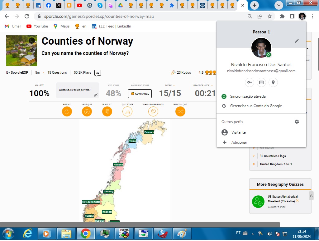 Nivimgss's tweet image. I&apos;ve typed all 15 Counties of Norway in 21 seconds. Eu digitei o nome de 15 Territórios da Noruega em 21 segundos digitando manualmente através do Teclado do Computador. #MindTeleport #BodyTeleport #LightYearsSpeedThinkingThoughts #Flashback #StaticEnergy #HadronCollider