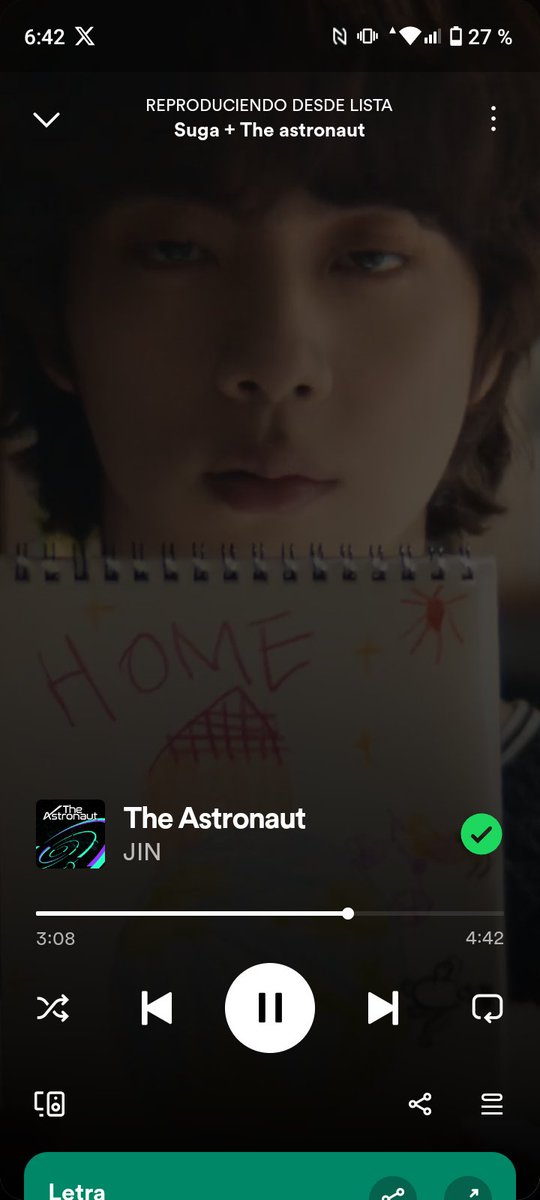 Aleespi2003's tweet photo. @__gojogeto Llorando mientras estudio🤧 (de fondo tengo a The Astronaut) https://t.co/EmrN9HYEht