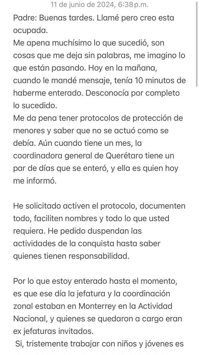 mjcrespond40032's tweet photo. Avance hasta ahora.
Padre Alejandro de Monterrey se comunica conmigo y hablamos lo siguiente: https://t.co/ZhX8sLIfHP