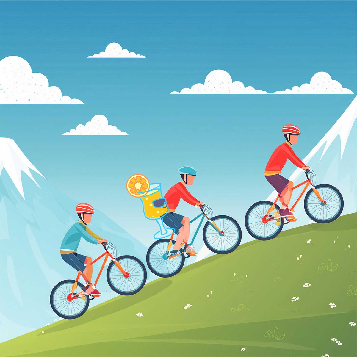 cocktail_kun's tweet photo. Les participants au Bélier VTT sont tellement cool ! Je suis épousé rien qu'en faisant de la randonnée à pied, je veux même pas imaginer à vélo ! 🚲

#DailyCocktailKun #CocktailKun #BélierVTT #VTT #Vélo https://t.co/jxPl5k0NQn