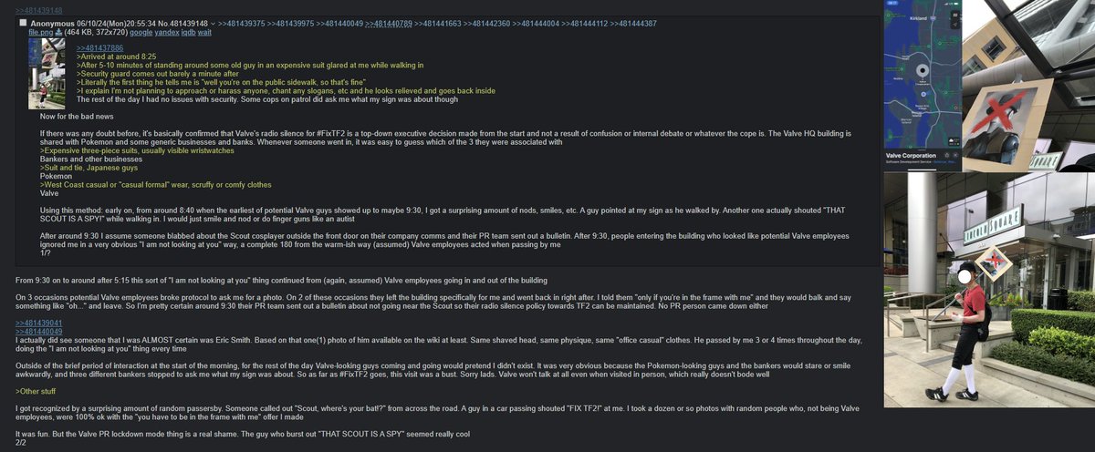 KritzKast's tweet image. #fixTF2 in-person, in-cosplay protest