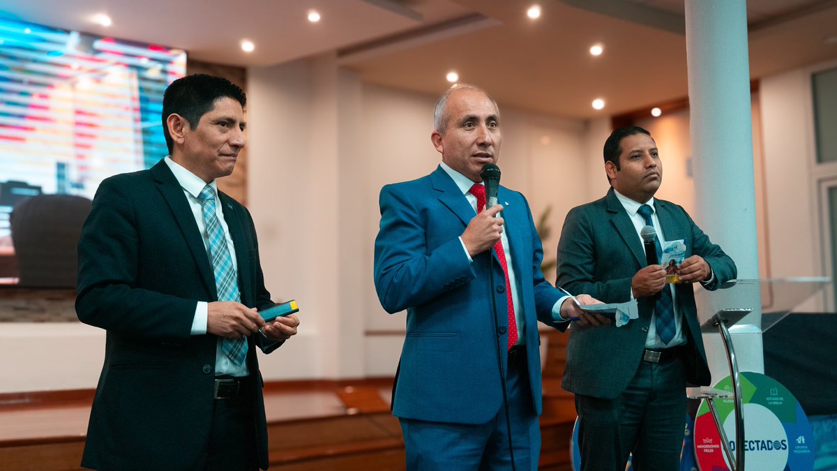 NuevoTiempoPeru's tweet photo. ⛪️ La Asociación Peruana Central se comprometió hoy con Ofrenda Anual 2024, por medio de una presentación que finalizó con un llamado a los líderes a contribuir en la obra evangelística de Nuevo Tiempo. 💛

#OfrendaAnualNT https://t.co/vOeocO6iMx