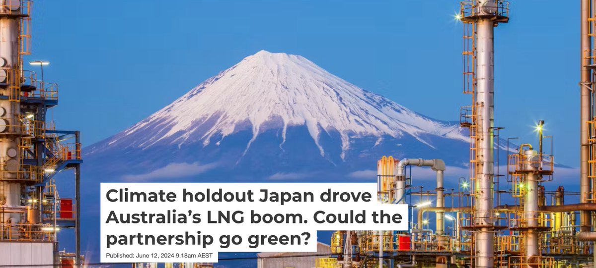 Dr Wesley Morgan (@wtmpacific) on Twitter photo Japanese subsidies are propping up Australia's gas export industry - making it harder to achieve climate goals and undermining the shift to clean energy industries. New <a href="/ConversationEDU/">The Conversation - Australia + New Zealand</a> piece on why a new clean energy partnership is needed with Japan. theconversation.com/climate-holdou⦠Japanese subsidies are propping up Australia's gas export industry - making it harder to achieve climate goals and undermining the shift to clean energy industries. New <a href="/ConversationEDU/">The Conversation - Australia + New Zealand</a> piece on why a new clean energy partnership is needed with Japan. theconversation.com/climate-holdouā¦