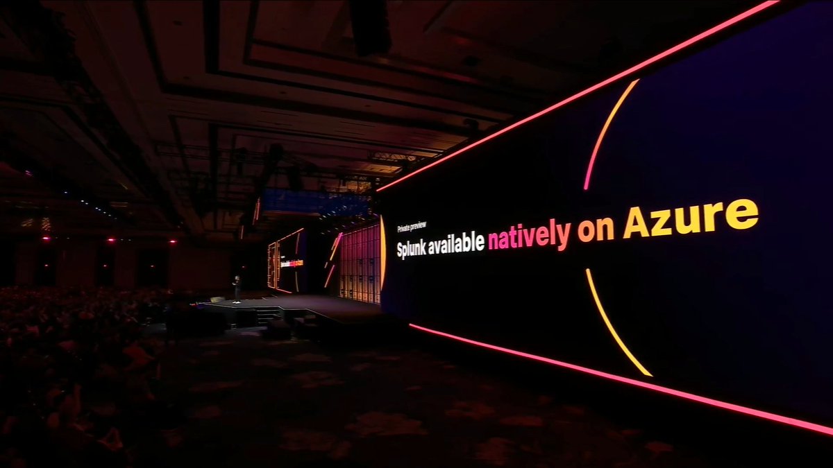 metadatafrance's tweet photo. Splunk now available on Azure
#splunkconf https://t.co/FcTE2H8jaI
