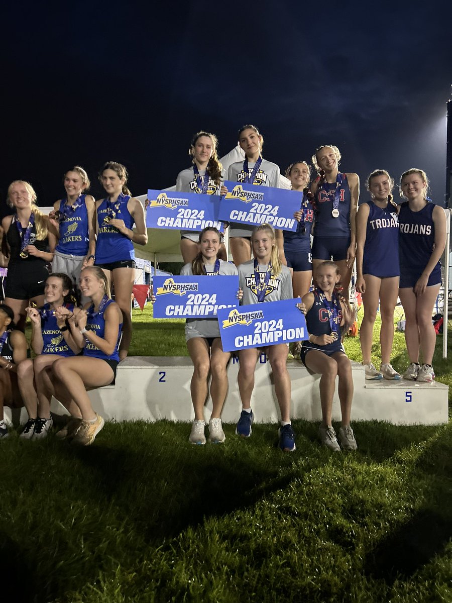 After yet another lightning delay, a 4x4 relay that was supposed to go off at 5:30 initially ended up racing under the lights after 9!
<a href="/ansley_brogan/">ansley</a> <a href="/ava_brogan/">ava brogan</a> <a href="/SophiaMcinnes/">Soph</a> &amp; Maggie Yost raced incredibly well &amp; won the 4x4 State Championship! 
<a href="/BBPathletics/">BBP Athletics</a> <a href="/bbpboosterclub/">BBPBoosterClub</a>