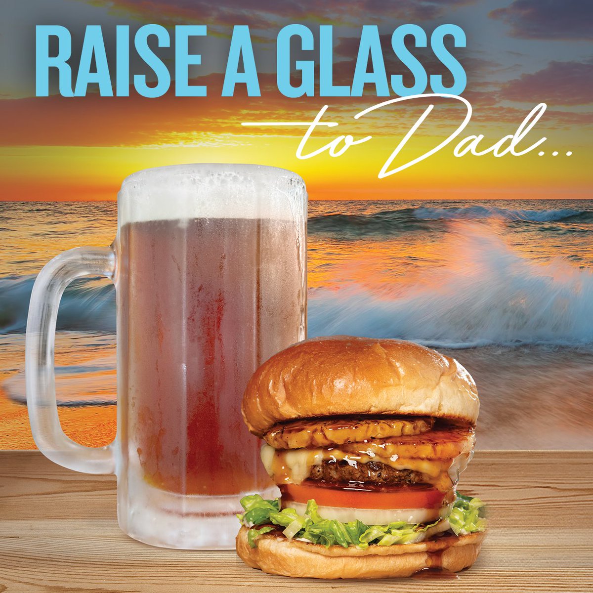 Celebrate Father's Day with a trip to your Local Paradise! Our $18 Burger &amp; Beer Bundle or $15 Burger &amp; Soda offer is perfect for showing Dad some love on June 16th. 🍻

#Father'sDaySpecial #Father'sDay