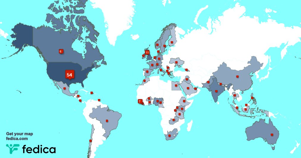 Special thank you to my 11 new followers from USA last week. fedica.com/!bgifted