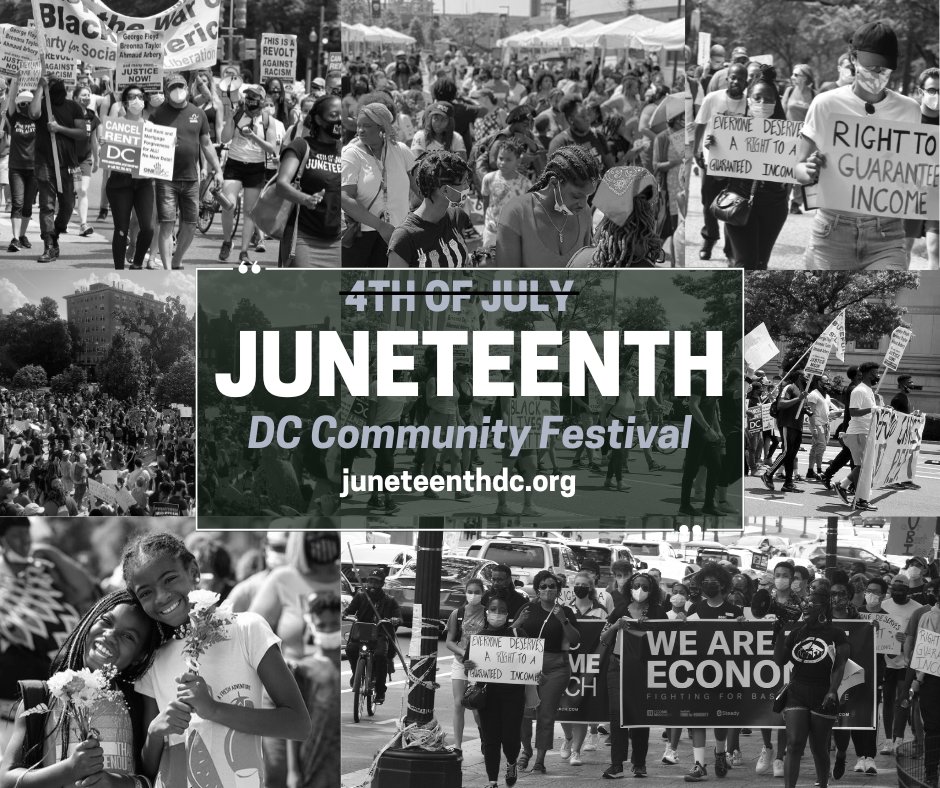 Our Juneteenth Community Festival is about
ONE WEEK away!! We hope that you are as excited as
we are to learn, commune, and celebrate this
monumental holiday.