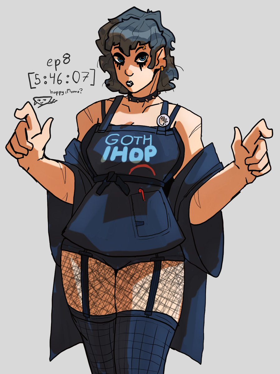 ehem- Grayson Goth IHOP- 
Not my idea- time stamp to prove it. Hope ur happy <a href="/MomoMischief/">Momo 👽</a>