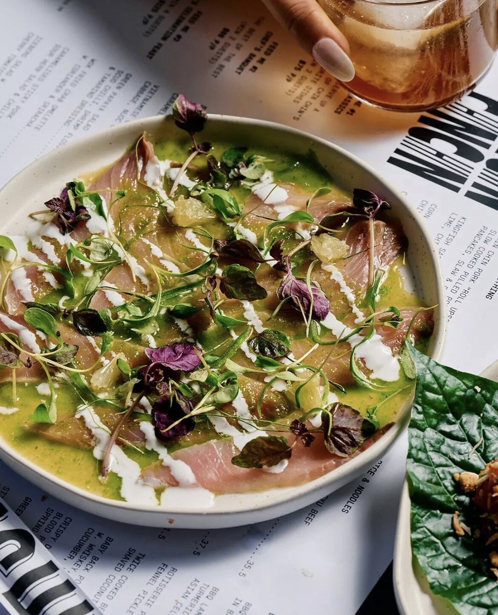 Come get down with Chin Chin's legend: <a href="/SpencerGulfKing/">Spencer Gulf Kingfish from South Australia</a> Sashimi with lime, coconut &amp; Thai basil 🥥 🌱🥢💃

Our all-time favourite! 🔥