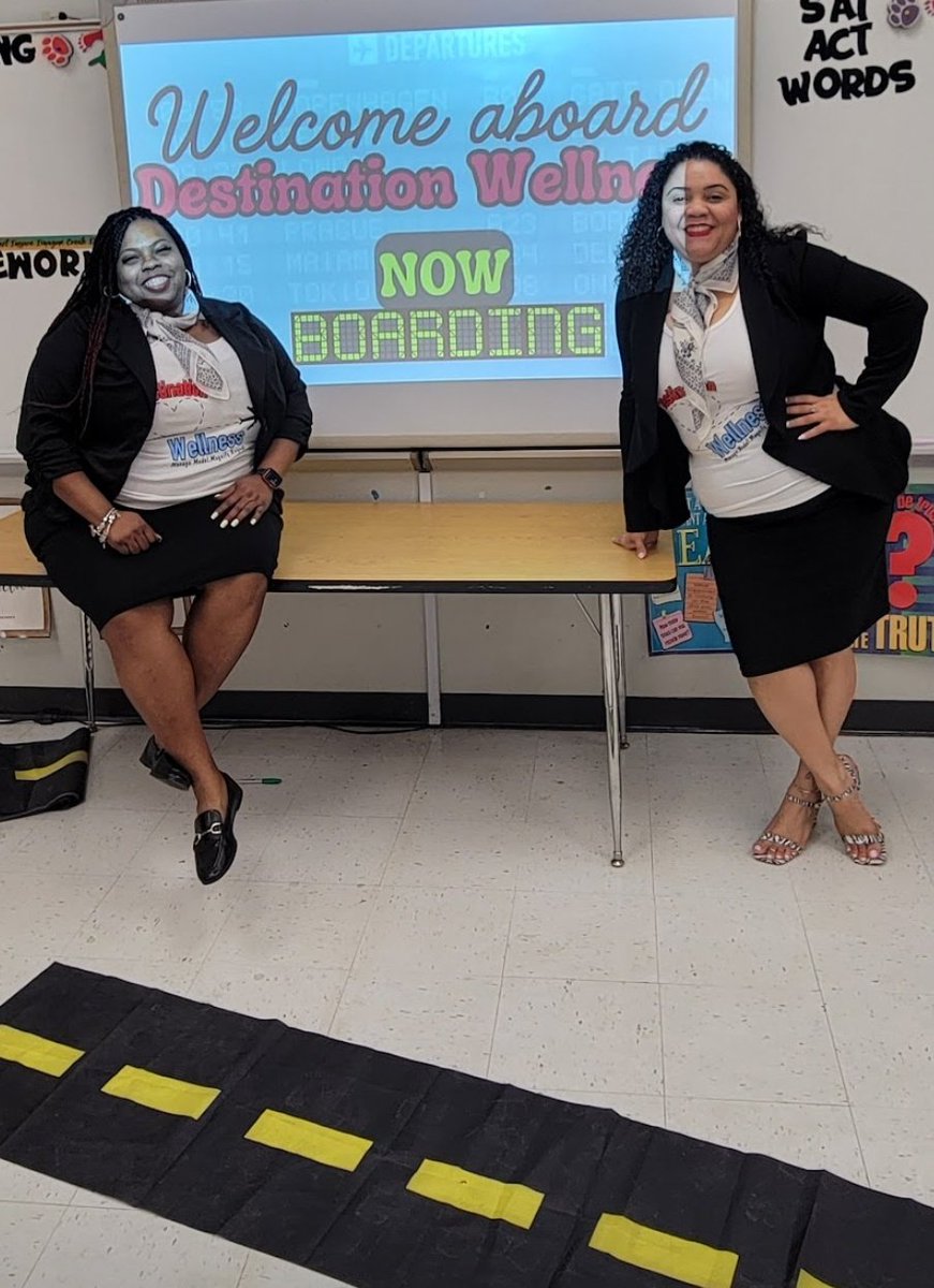 TTMS_APHenry's tweet photo. Catch a #flight βοΈ tomorrow (6/12) & Thursday (6/13) with your favorite #flightcrew @msloganinspires & myself as we journey to #DestinationWellness at the 2024 Student Support & Academic Enrichment Conference @theofficialCBHS! π€©You won't want to miss this! βοΈβοΈ @DiversityBCPS https://t.co/9TL8tUqF7g