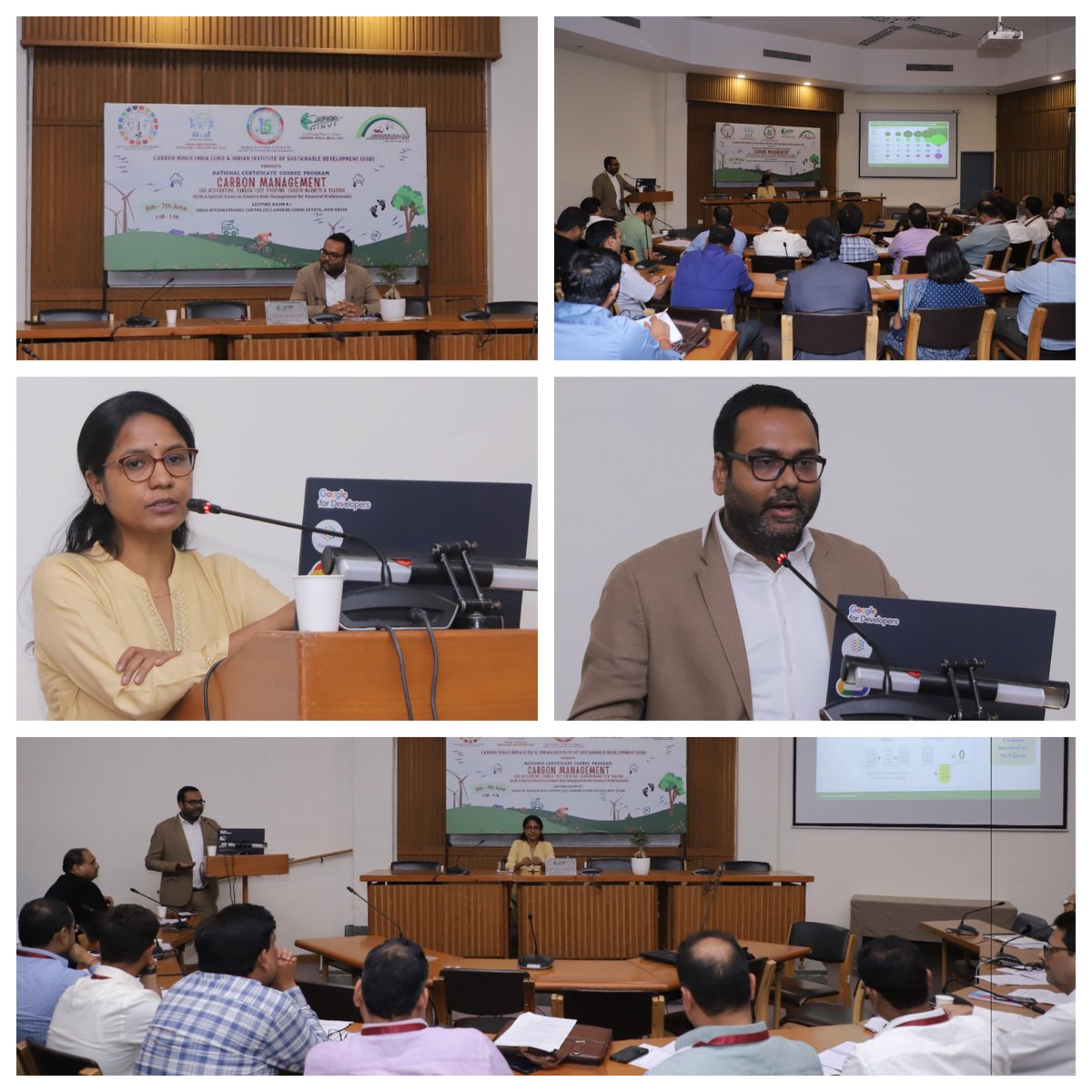 EverainGlobal's tweet photo. We are delighted to announce that our CEO, Mr. Abhishek Rajdeep, and Senior Manager, Ms. Savi Shende, were honored to participate as speakers at the "Training Program on Carbon Management: GHG Accounting, Carbon Foot-printing &amp; Net Zero, Carbon Markets &amp; Trading." https://t.co/BR3PwuuynN