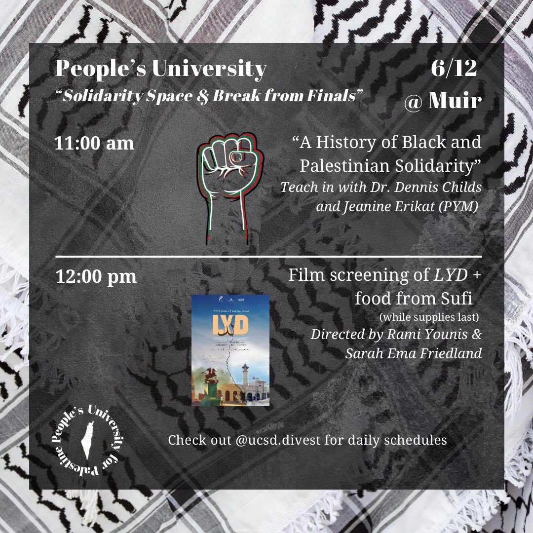 UCSD Divest tweet media