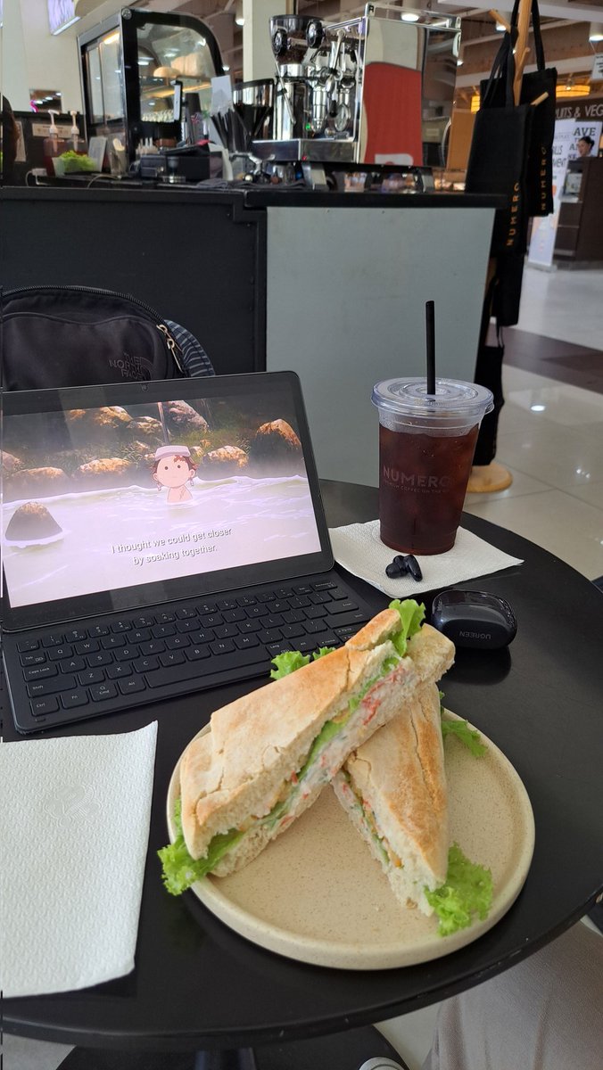 idrusomething's tweet image. Waiting for the mall to open while catching up on demon slayer... might catch a movie.☺️ #solomode