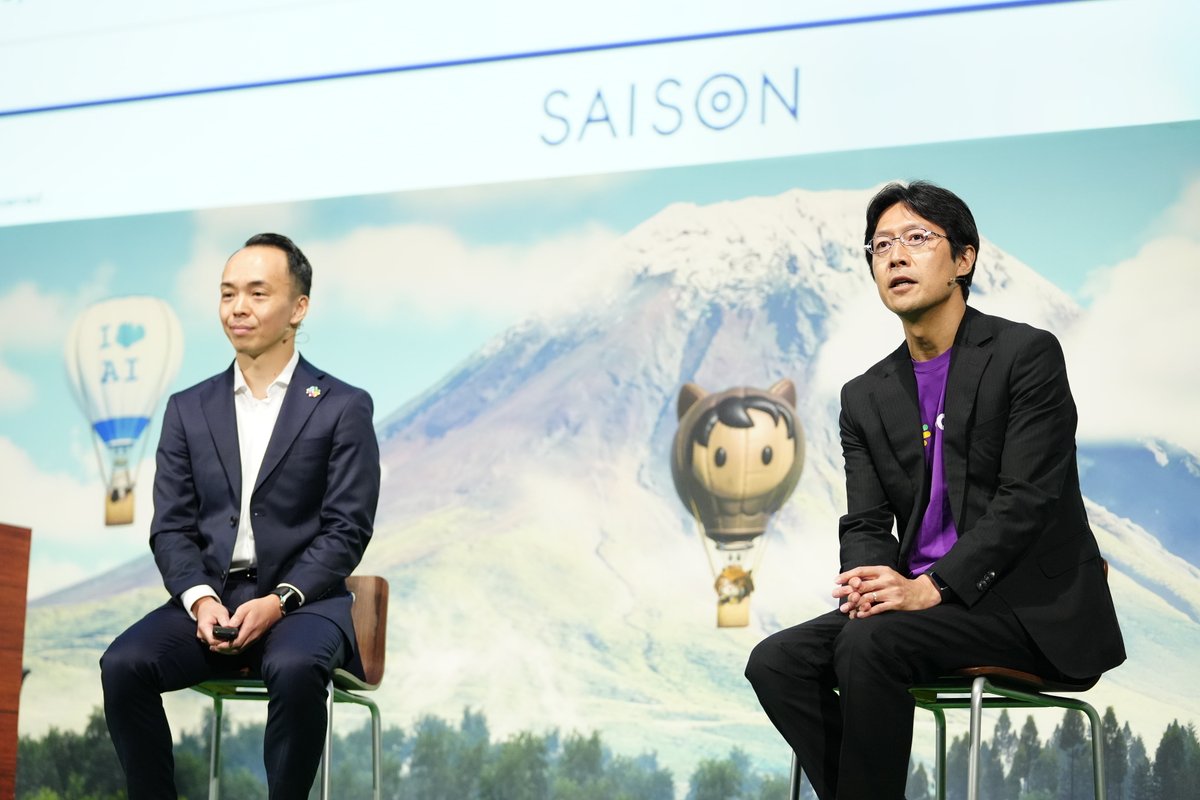 SalesforceTour Tokyo🗼 クレディセゾン 取締役 兼 専務執行役員 CDO 小野 和俊 氏 が登壇！ #生成AI と #Slack  を活用して「問い合わせ回答業務」を大幅に改善した方法など、生産性向上のヒントを実例を交えて紹介してくれました。