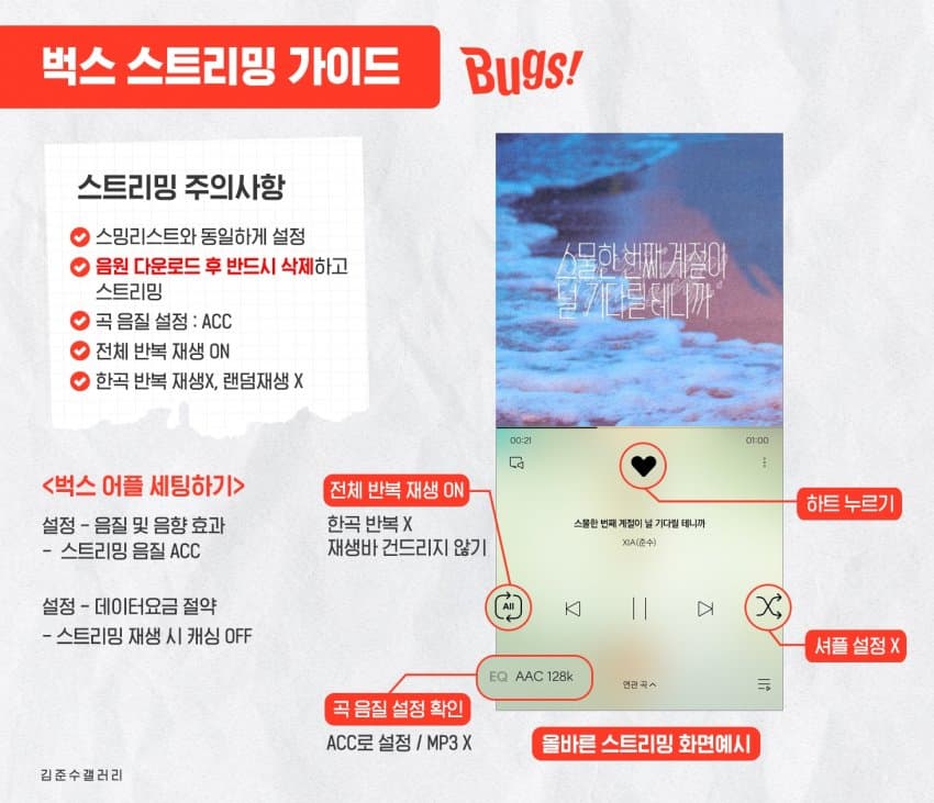 ⚠️김준수 컴백 준비⚠️
- 최소 멜론, 지니, 벅스 아이디 필요
- 음원 다운 후 음원 파일 바로삭제 필수

✔️스밍을 잘 모르겠다면? (+기본)
📎m.dcinside.com/board/junsu/66…
✔️필수 스밍 가이드 (+디테일)
📎m.dcinside.com/board/junsu/63…

#스물한번째계절이널기다릴테니까
#오늘6시_XIA준수_컴백 #김준수