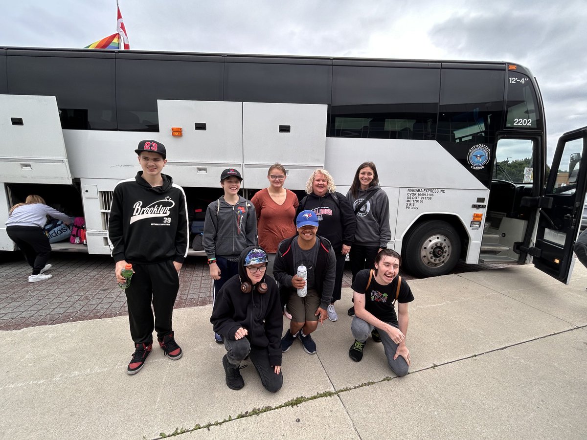 So excited for our 6 athletes representing our SWC Bulldog team at the Provincial Special Olympics in Windsor!!  Today was day 1 of their Floor Ball round robin games. Go team!  #BulldogProud