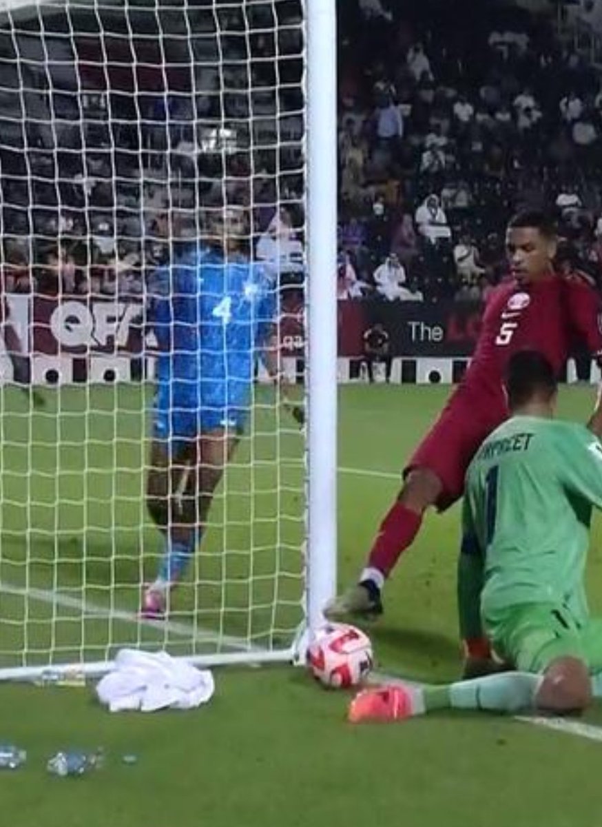 vishramina's tweet photo. How fair is @FIFAcom @FIFAWorldCup? Where is your #FairPlay? The decision of the referees beyond doubt smacked of #foulplay or was it #foulpaid. They should have reviewed? What a shame. #GhostGoal #IndiaVsQatar #IndiaRobbed #AsianQualifier https://t.co/Em82azYdA2