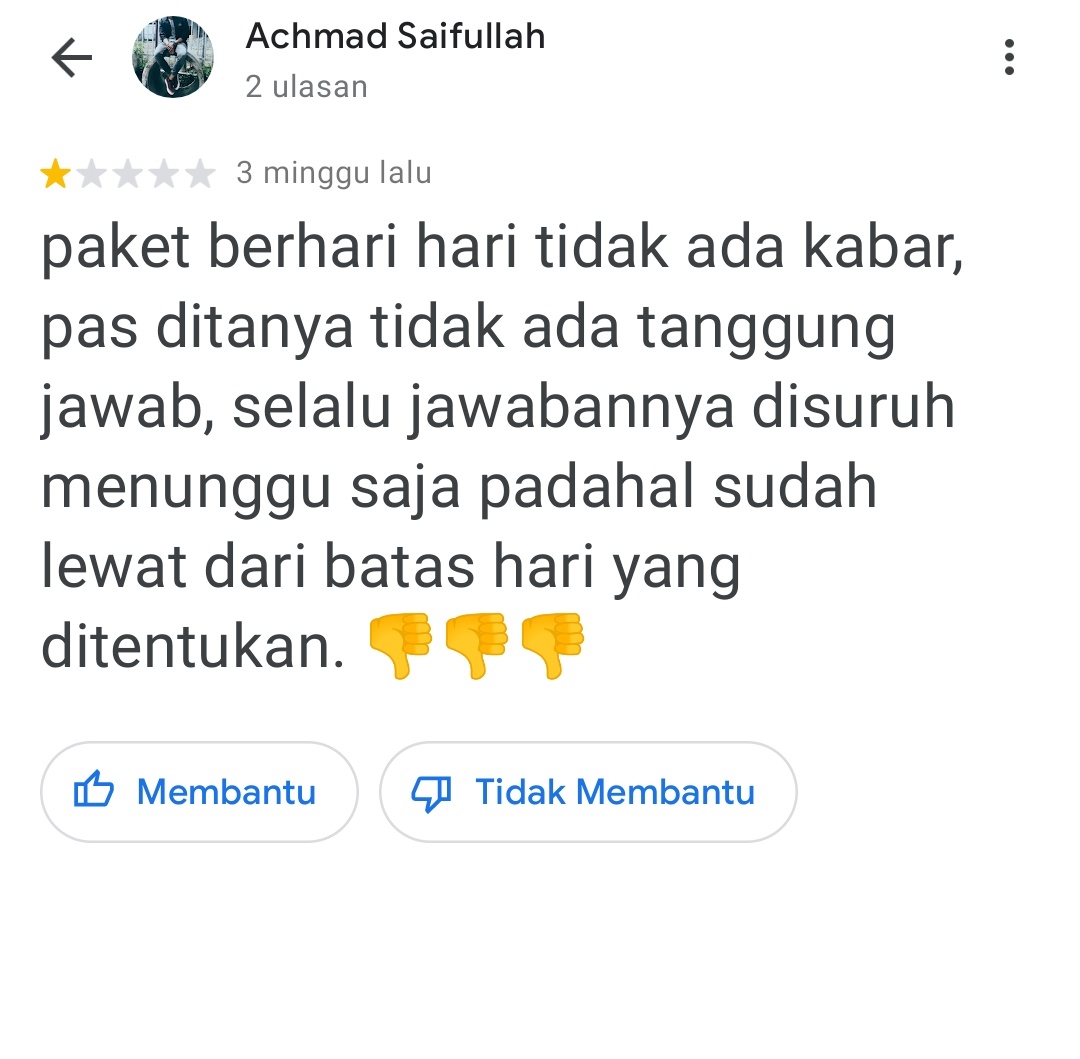 Chyni6's tweet photo. kami mohon dengan sangat di evaluasi lagi dan di pantau lagi kinerja kurir disana 
demi kenyamanan kami sebagai pengguna jasa kirim barang seperti ini
banyak banget ulasan-ulasan kekecewaan terhadap pihak JnT di sini (BISA DILIHAT DIULASAN GOOGLE MAPS JNTEXPRESS JAYAPURA) https://t.co/0CRx03BSSq