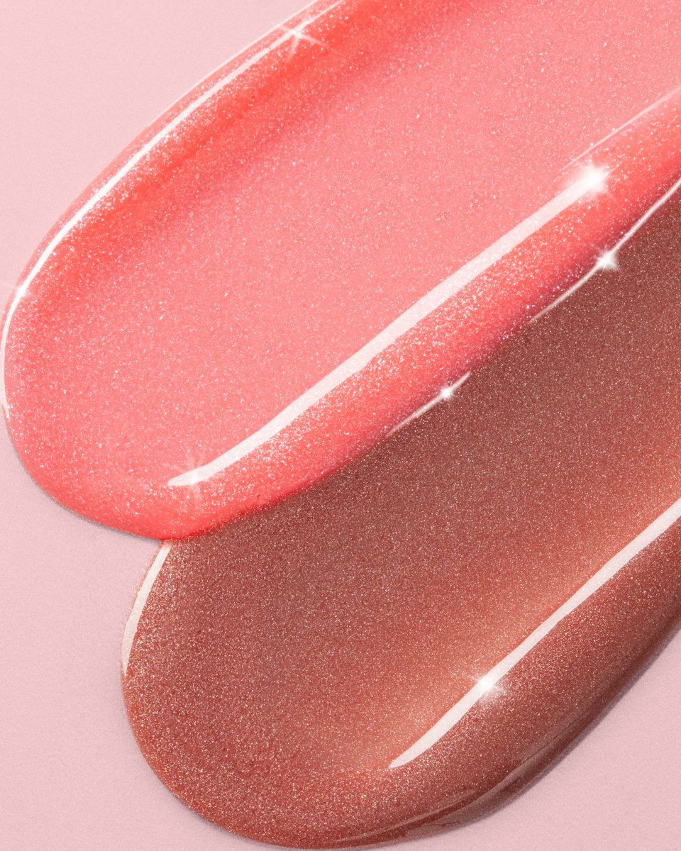 Which shade of Color &amp; Care Lip Gloss is your vibe rn? Pink Twilight (top) or Rose Glow (bottom)—drop your pick in the replies 🩷